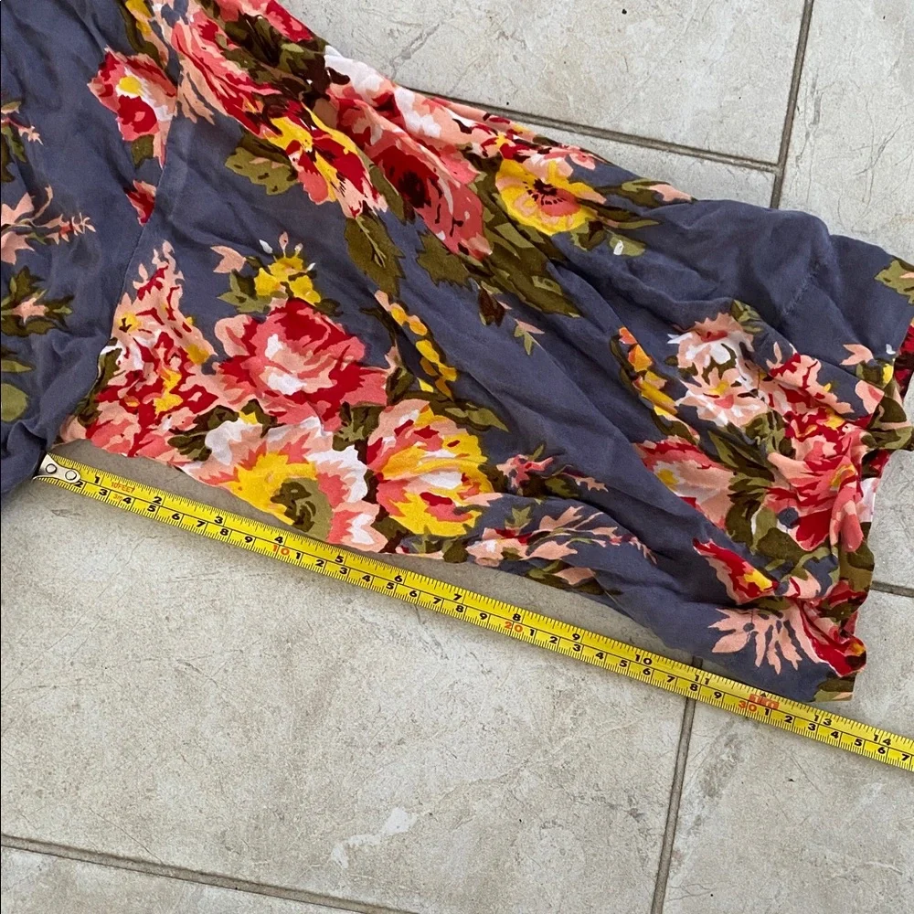 Handmade With Love Colorful Floral Robe Pockets - Picture 7 of 8